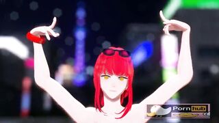 mmd r18 CLC Devil Makima 3d hentai anal bitch fuck dance