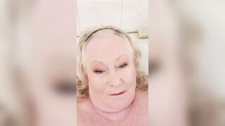 Granny Loves To Talk Naughty To Her Lover