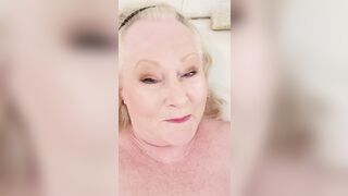 Granny Loves To Talk Naughty To Her Lover