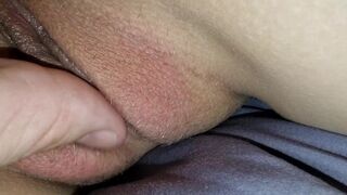 Real 18 yo stepsister pussy closeup after party