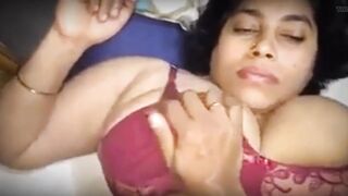 Desi Delhi randi big boobs showing clearly pussy fucking with stepbrother in hindi audio dirty talking about fuck