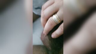 Naughty Step Mom Give a Seductive Dirty Talk Handjob With Cum on Tits to step son