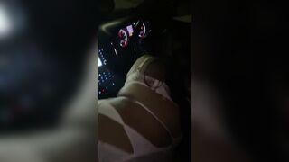 Ebony Sucking dick in traffic