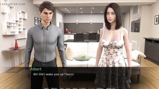 NTR Dream: Husband goes to work and his slutty wife got her pussy fingered by the neighbor ep.2