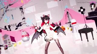 Sexy Teen Succubus Dancing (X-Ray Clothes) (3D HENTAI)