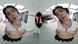 VRLatina - Latina With A Cute Face Loves Sex