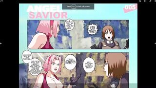 Naruto XXX Sakura Threesome With Angel Savior Hentai Comic Porn