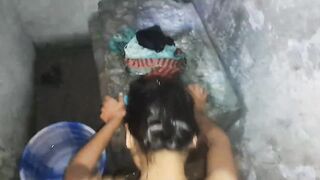 Desi step sister bathroom Romance Fack in Indian Couples