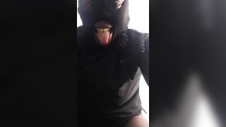 EBONY GETS CAUGHT OUTSIDE GOING ON HER WALK. FULL VID ON ONLYFANS/FANSLY