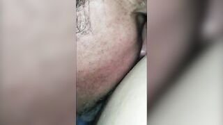 he eats my pussy sucking and licking