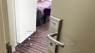 Ken accidentally saw and fucked Barbie in a hotel room! Wet pussy close up and loud moans