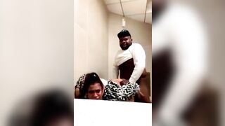 Famous Fatboy SSE fucking Babymamma In Public Bathroom