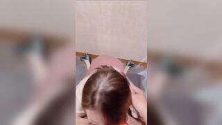 Friend's Chinese wife gives blowjob