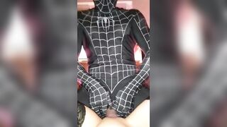 Spiderman Hard Fuck Goddess Elf Girl with Pussy Pump