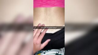 My girlfriend gets creampie after Club on Snapchat