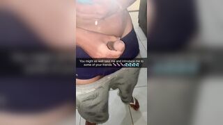 My girlfriend gets creampie after Club on Snapchat