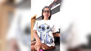 I GET LONELY AT HOME AND I TAKE PROFFIT FOR PLAY WITH MY PUSSY - SHEILA ORTEGA