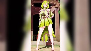 Honkai Impact 3rd Griseo Undress Dance Hentai Mmd 3D Blonde Hair Color Edit Smixix