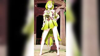 Honkai Impact 3rd Griseo Undress Dance Hentai Mmd 3D Blonde Hair Color Edit Smixix