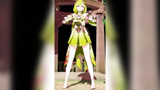 Honkai Impact 3rd Griseo Undress Dance Hentai Mmd 3D Blonde Hair Color Edit Smixix