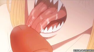 Power from chainsaw man got creampied in her wet pussy