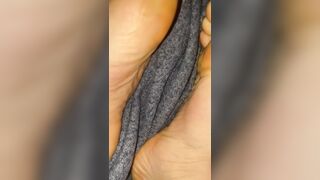 Early morning toe wiggle