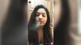 Bangladeshi girl showing bood on tamgo live