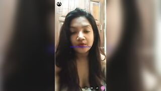 Bangladeshi girl showing bood on tamgo live