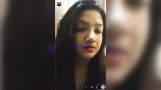 Bangladeshi girl showing bood on tamgo live