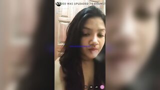 Bangladeshi girl showing bood on tamgo live