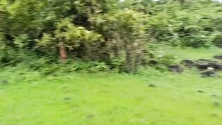 Sex Slave Slut Hard Training in Rain Forest -16